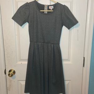 Shimmery, dark gray dress